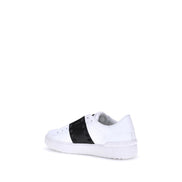 Valentino Garavani Pantofi Sport Albi din Piele de Vițel