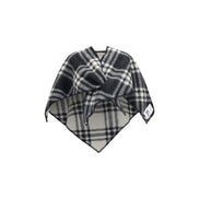 Fular Burberry din lână gri