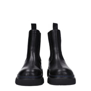 Ghete Ankle Burberry din Piele Neagră
