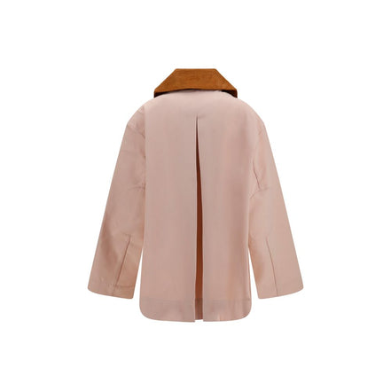 Ganni Geacă Lungă Multicoloră din Poliester