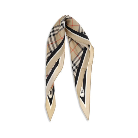 Eșarfă din mătase Burberry bej