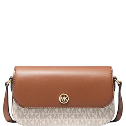 Michael Kors Beige Leather Crossbody Bag