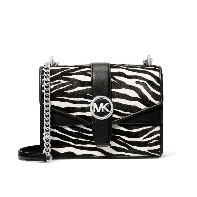 Michael Kors Black Leather Shoulder Bag