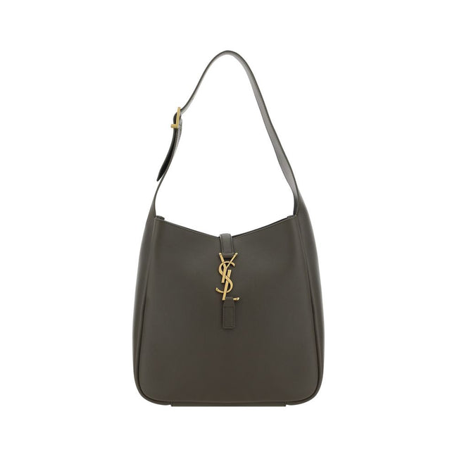 Saint Laurent Bicolor Calf Leather Shoulder Bag