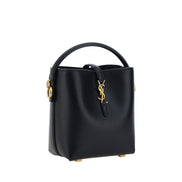 Saint Laurent Black Calf Leather Shoulder Bag