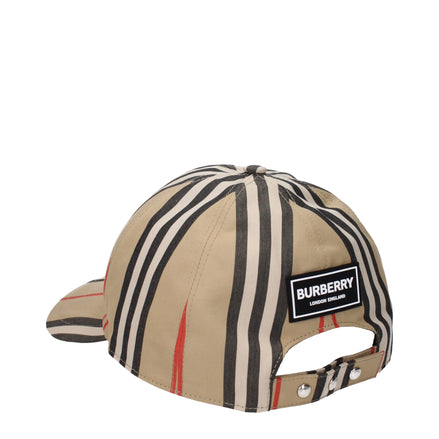Șapcă Burberry bej din bumbac