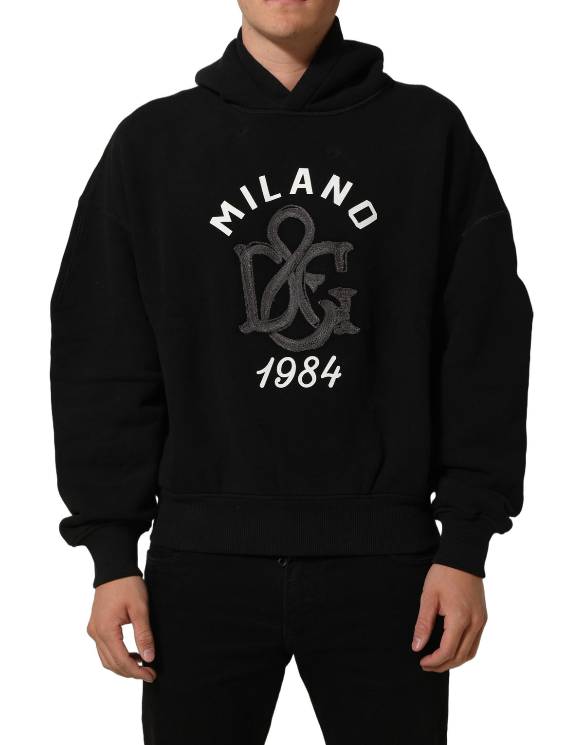 Dolce & Gabbana Hanorac Negru din Bumbac