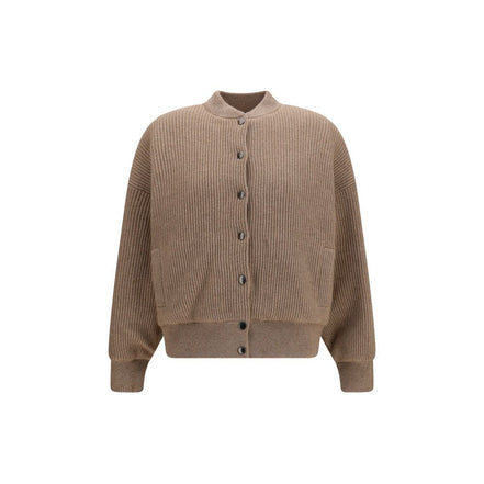 Brunello Cucinelli Bomber Bej din Caşmir