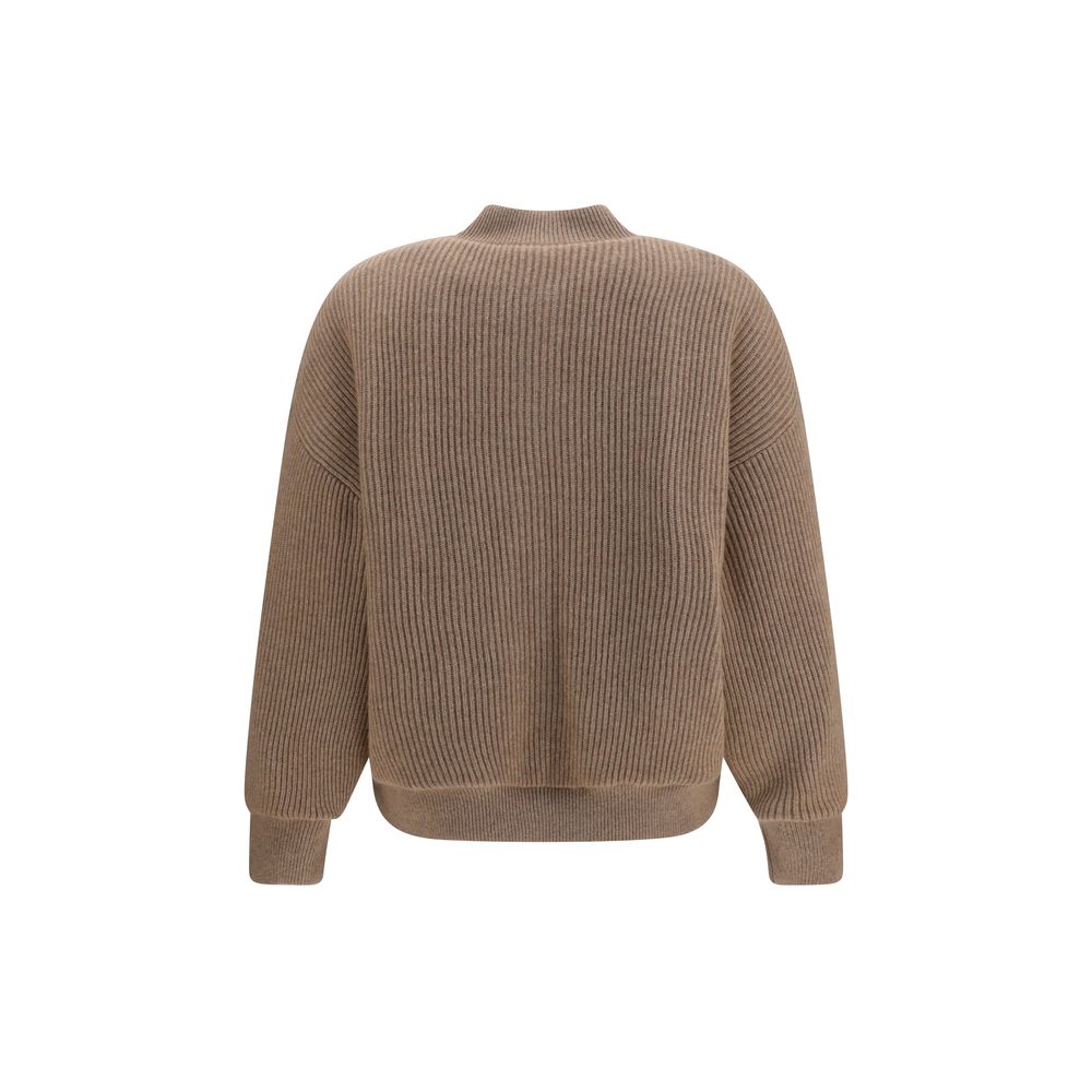 Brunello Cucinelli Bomber Bej din Caşmir