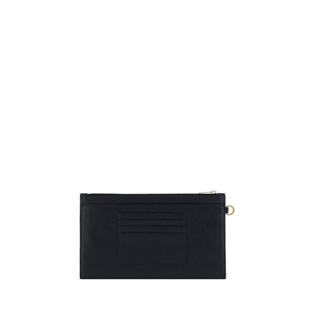 Saint Laurent Portofel Negru din Piele de Vițel
