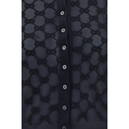 Gucci Black Viscose Cardigan