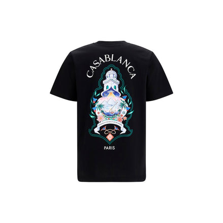Casablanca Tricou Negru din Bumbac