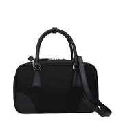 Geantă Prada neagră din material textil