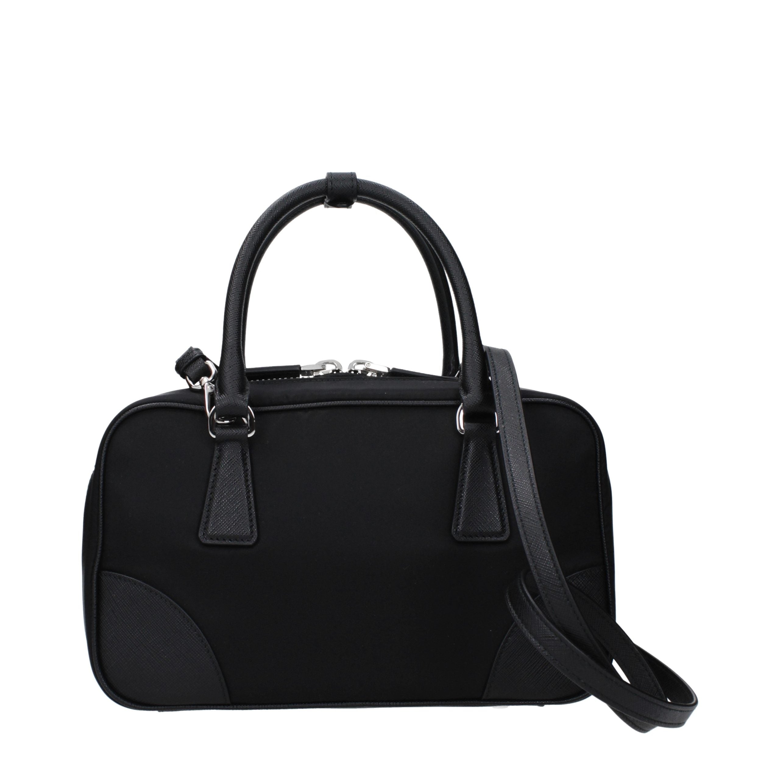 Geantă Prada neagră din material textil