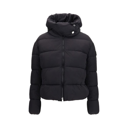 PINKO Black Nylon Full-Length Jacket