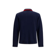 Casablanca Blue Wool Full-Length Jacket