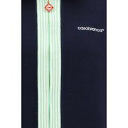 Casablanca Blue Wool Full-Length Jacket