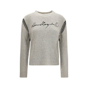 MM6 Pulover Gri din Lână