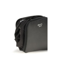 Prada Black Calf Leather Shoulder Bag