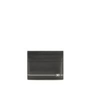 Ferragamo Black Calf Leather Wallet