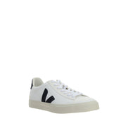 Veja White Calf Leather Low Top Sneakers