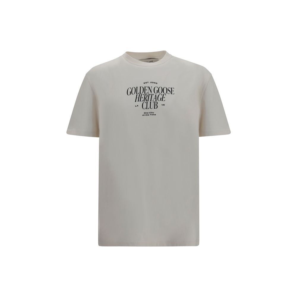 Tricou Golden Goose alb din bumbac