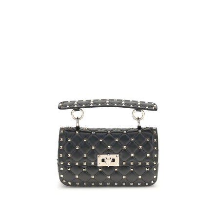 Valentino Garavani Black Lambskin Shoulder Bag