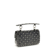 Valentino Garavani Black Lambskin Shoulder Bag