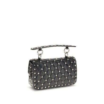 Valentino Garavani Black Lambskin Shoulder Bag