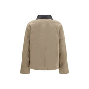 Brunello Cucinelli Beige Cotton Full-Length Jacket