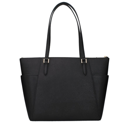 Geantă de umăr Michael Kors neagră din piele