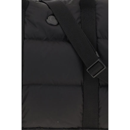 Moncler Geantă de Umăr Neagră din Poliester