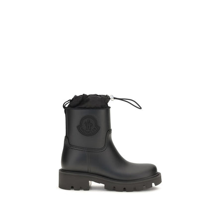 Moncler Cizme de Ploaie Negre din PVC