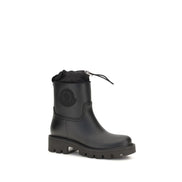 Moncler Cizme de Ploaie Negre din PVC