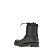 Moncler Cizme de Ploaie Negre din PVC