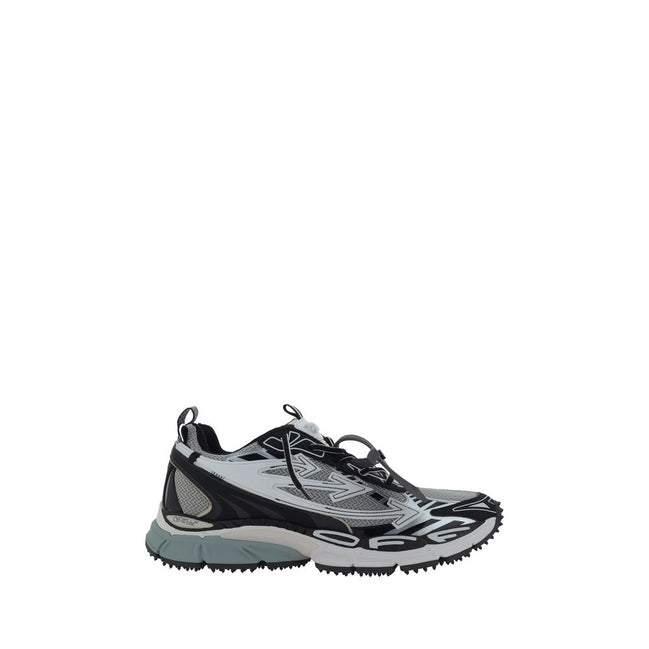 Off-White Pantofi Sport Gri din Poliuretan