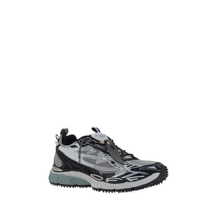 Off-White Pantofi Sport Gri din Poliuretan