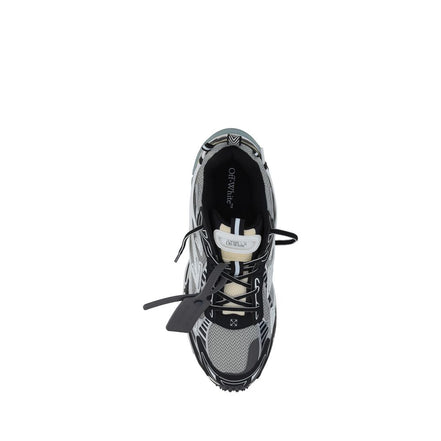 Off-White Pantofi Sport Gri din Poliuretan