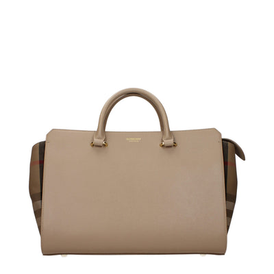 Geantă de mână Burberry bej din piele
