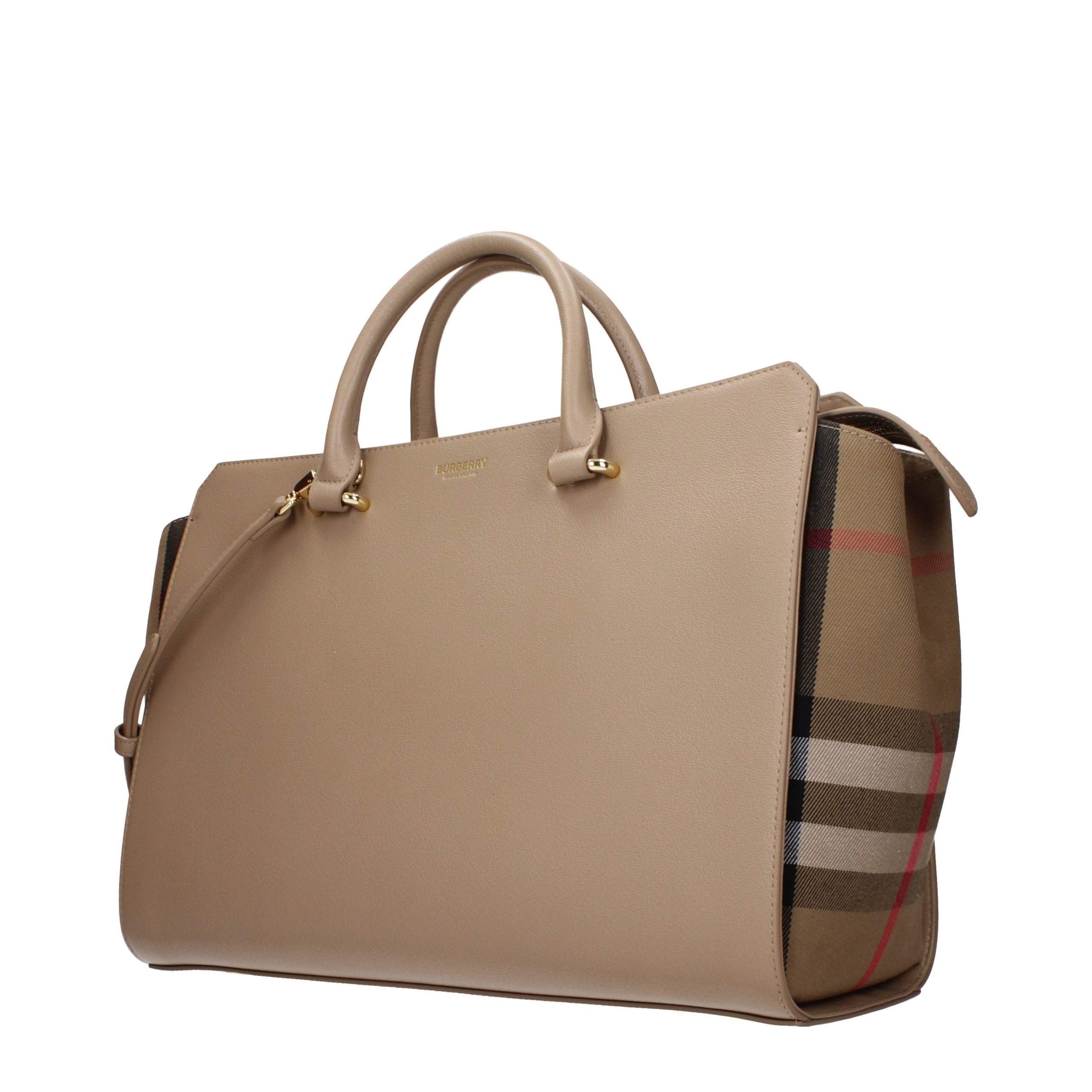 Geantă de mână Burberry bej din piele