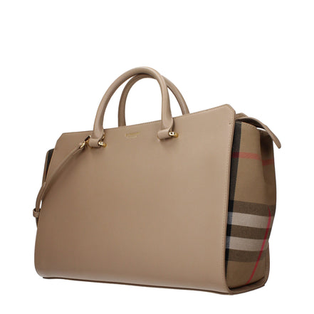 Geantă de mână Burberry bej din piele