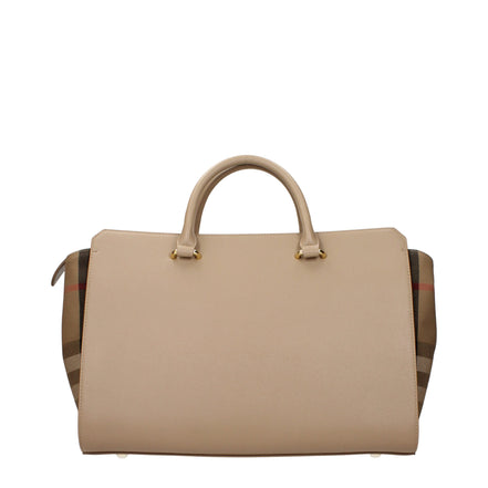 Geantă de mână Burberry bej din piele
