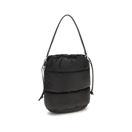 Moncler Geantă Bucket Neagră din Nailon