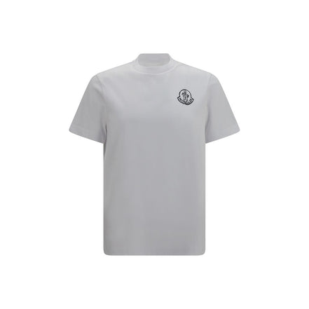 Tricou Moncler alb din bumbac