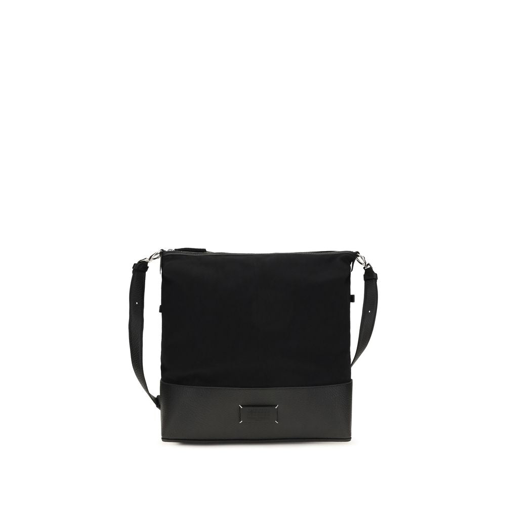 Maison Margiela Black Calf Leather Shoulder Bag