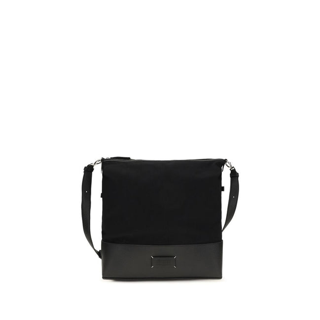 Maison Margiela Black Calf Leather Shoulder Bag