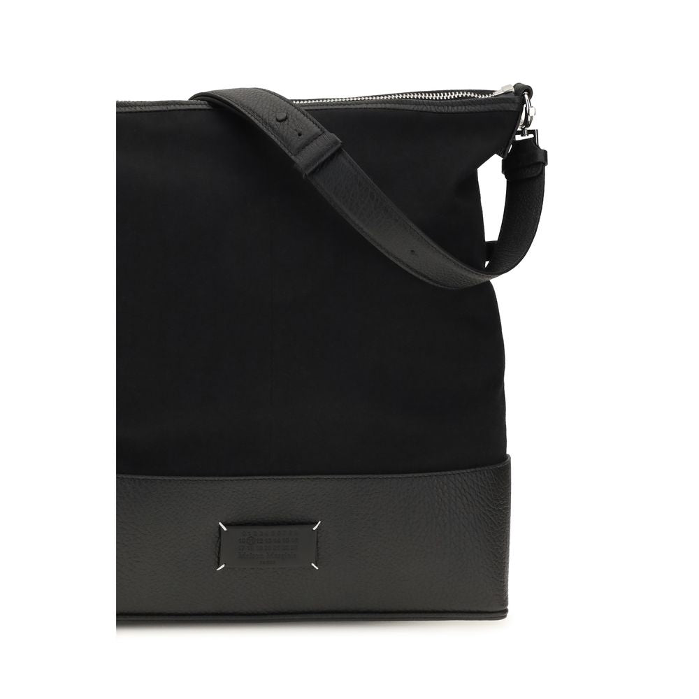 Maison Margiela Black Calf Leather Shoulder Bag