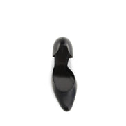 The Row Black Lambskin High Heel Pumps