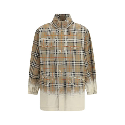Burberry Beige Cotton Parka