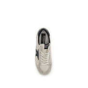 Golden Goose Beige Calf Leather Athletic Sneakers